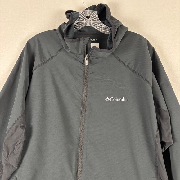 Columbia, Jacket, Mens XXL, Black, Omni Shield Softshell, Light weight, Full Zip - Picture 2 of 12